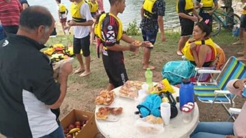 Comenzó la actividad de kayak en Dique de Collagasta