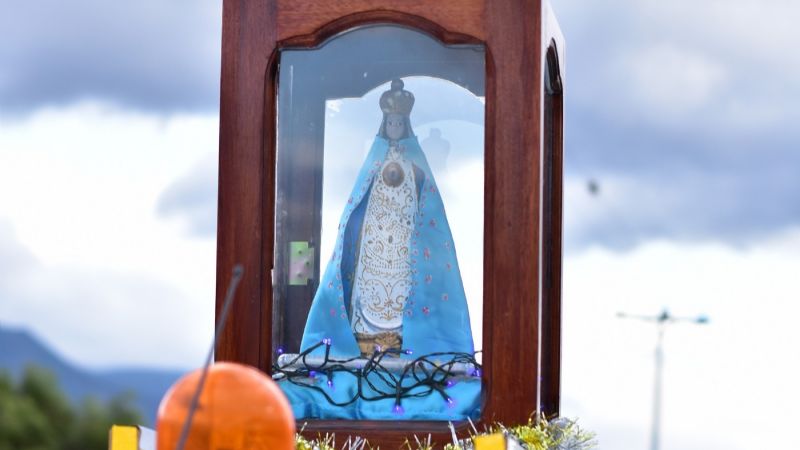 Más de 400 participantes en la bicicleteada en honor a la Virgen del Valle