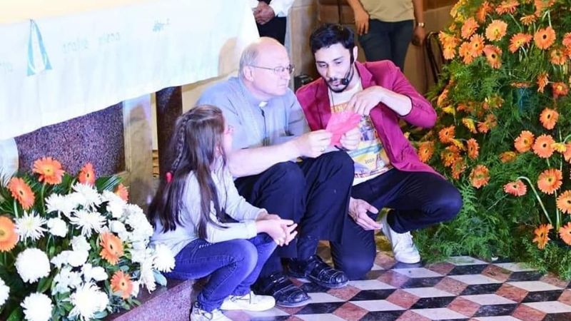 Los niños llenaron de alegría al Santuario en el homenaje a la Virgen