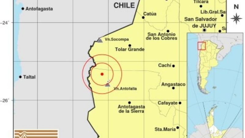 Tres temblores en las últimas horas