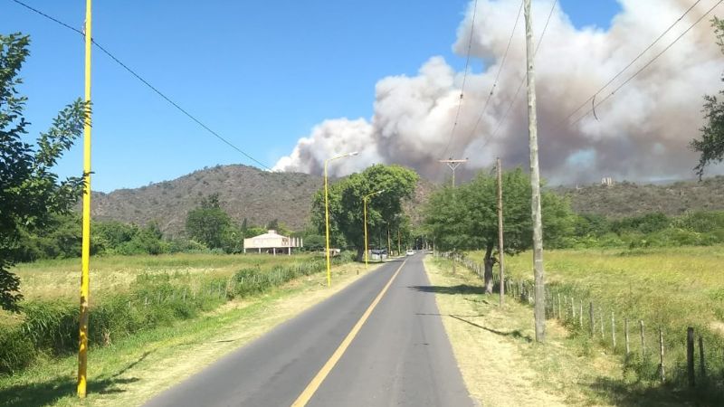 Se encendieron siete incendios en simultáneo
