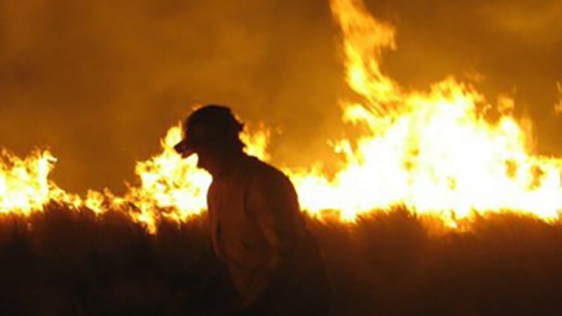 Se encendieron siete incendios en simultáneo