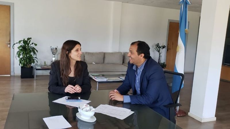 Sánchez se reunió con funcionarias nacionales de Turismo y Deportes