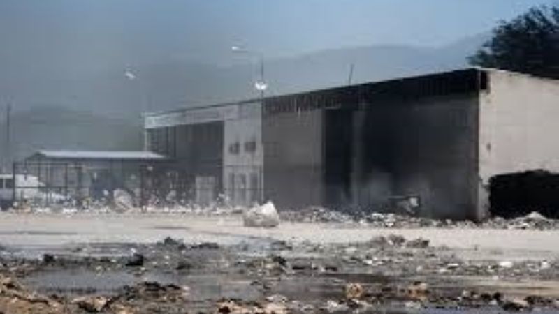 Quemaron basura en la Planta de Tratamiento de Residuos