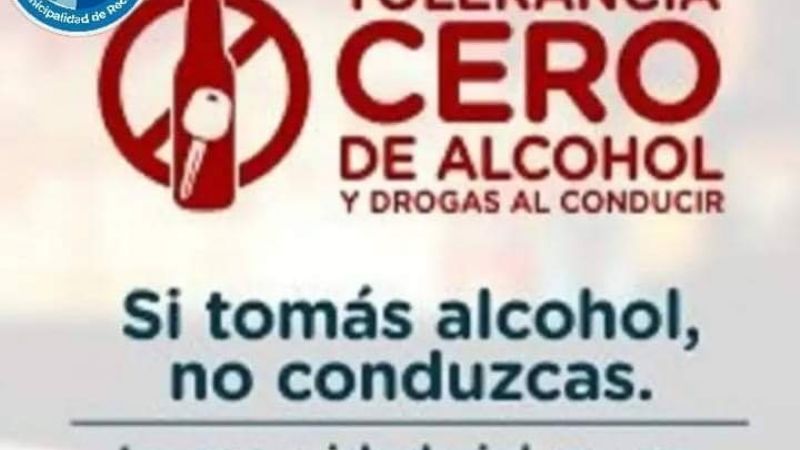 En estas fiestas, tolerancia cero de alcohol y drogas