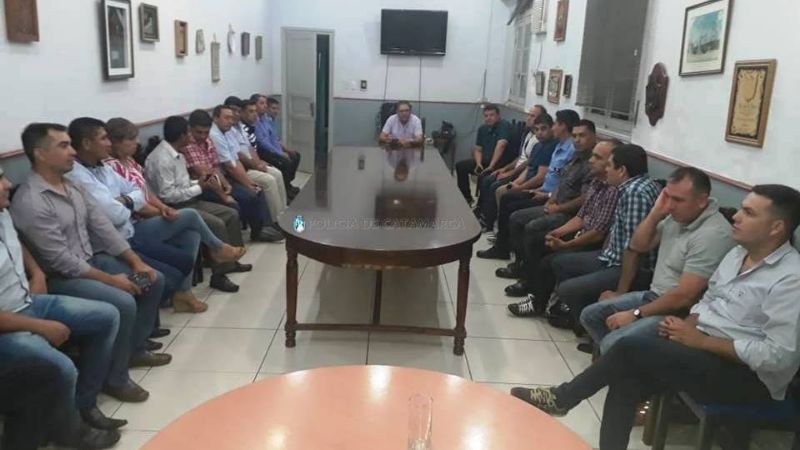 El subjefe de la Policía se reunió con los titulares de distintas dependencias