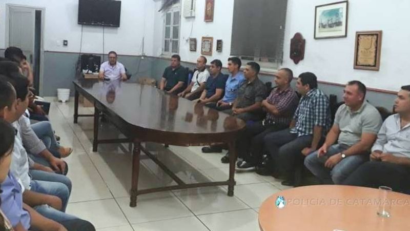 El subjefe de la Policía se reunió con los titulares de distintas dependencias