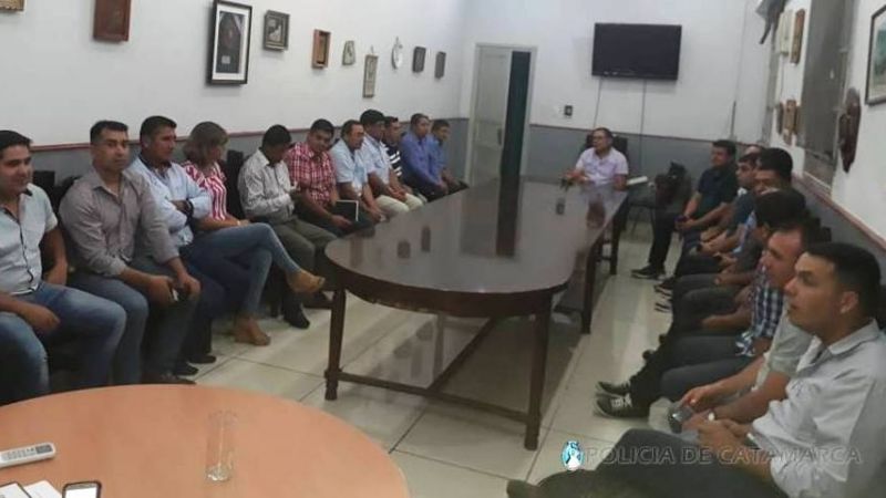 El subjefe de la Policía se reunió con los titulares de distintas dependencias