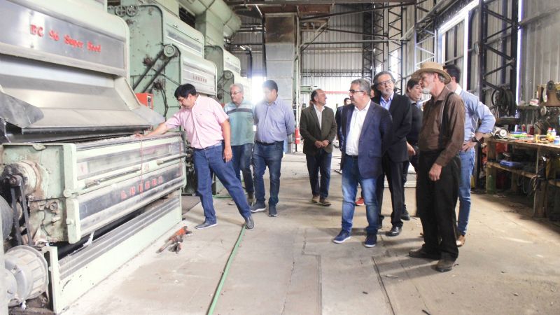 Raúl recorrió Algodonera del Valle y la Comunidad Menonita de Catamarca