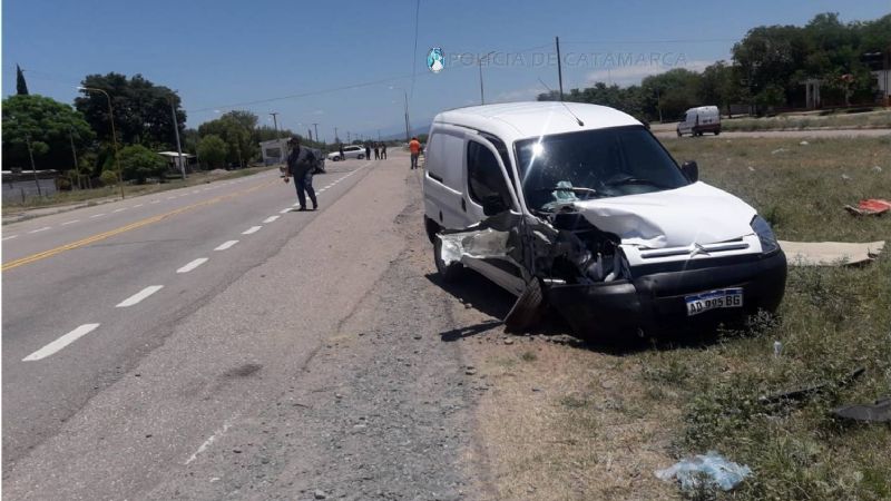 Fuerte choque en la ruta 38