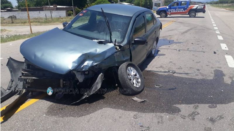 Fuerte choque en la ruta 38