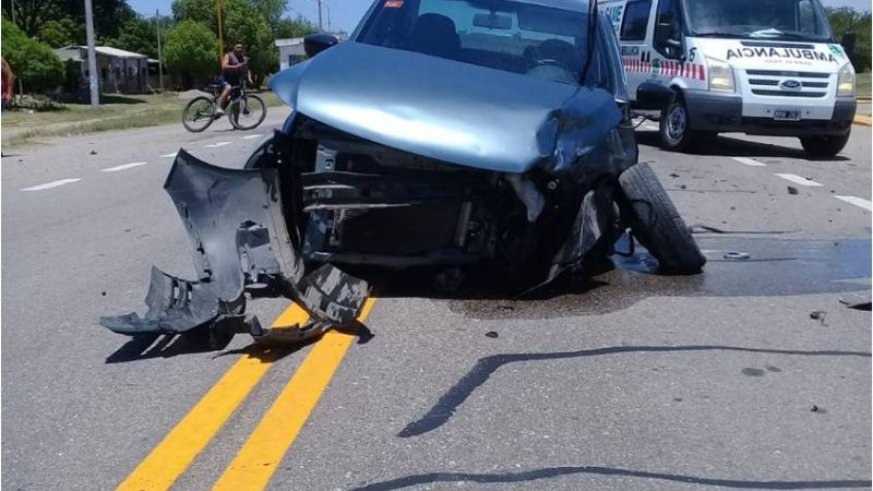 Fuerte choque en la ruta 38