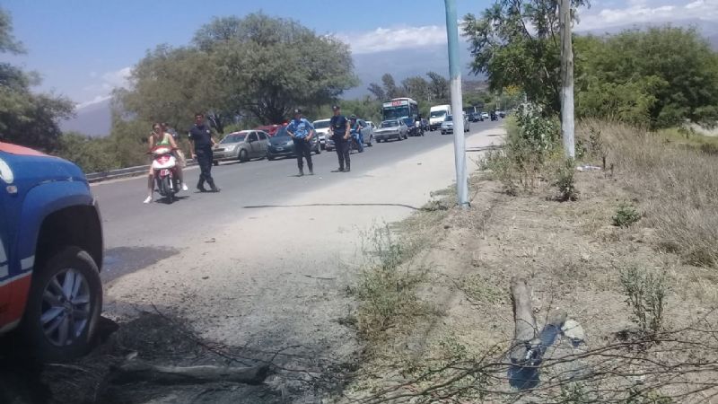 Protesta de contratados en Valle Viejo