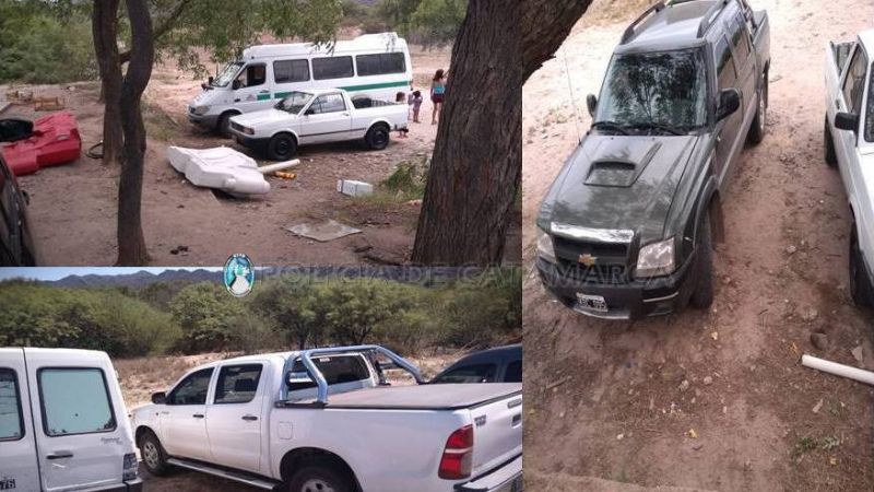 Durante el fin de semana, secuestran 137 vehículos en los puestos camineros