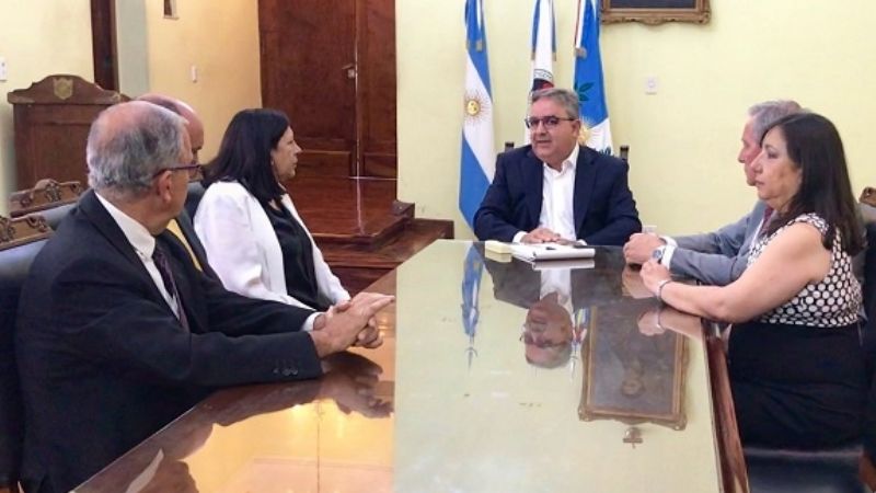 El Gobernador recibió a los jueces de la Corte de Justicia