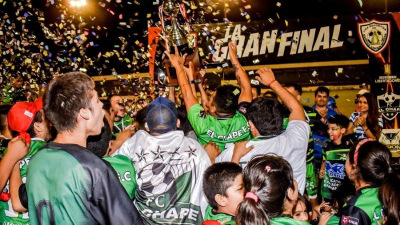 Sacó “Chape” de Campeón en la Liga de los Barrios
