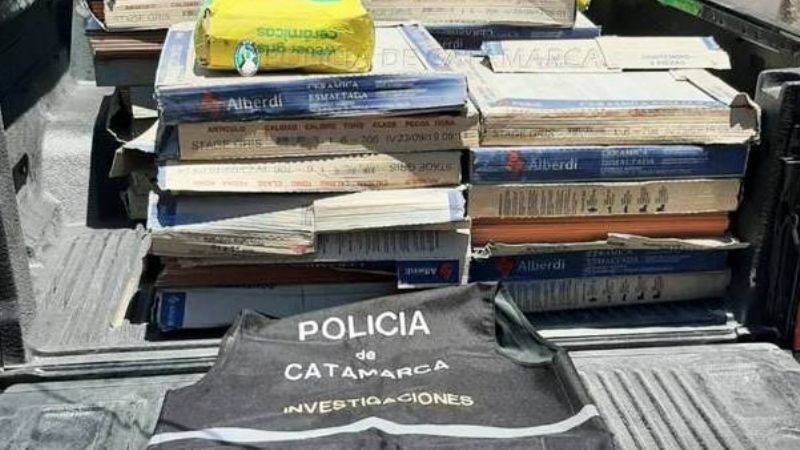 Recuperan 29 cajas de cerámicos y pegamento robados en una obra