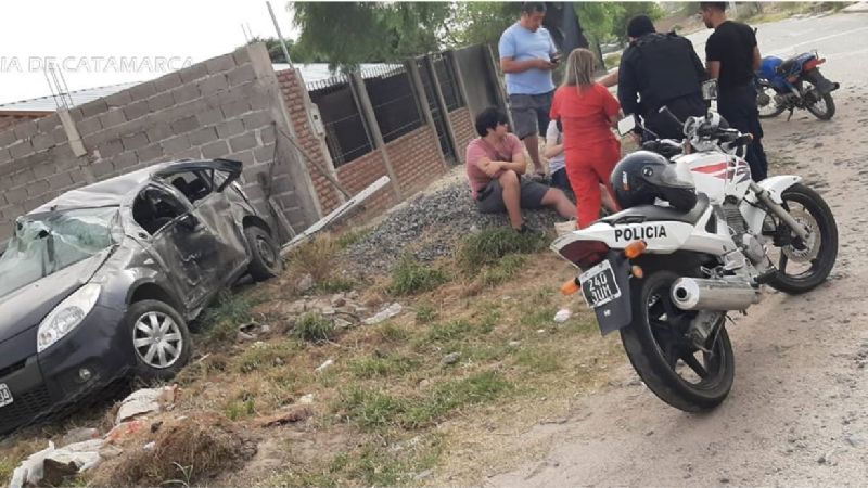 Cinco jóvenes protagonizaron un tremendo vuelco