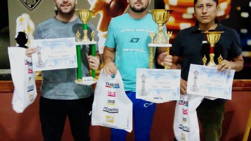 Darío Ocampo, campeón Provincial Superior Absoluto de Ajedrez