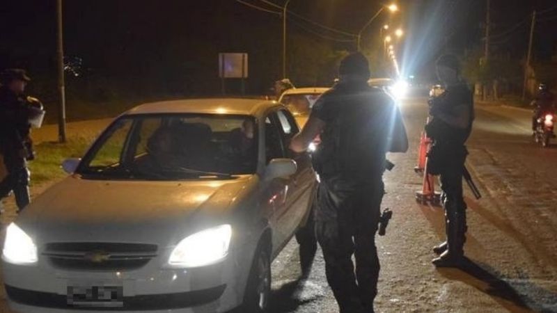 Festejo navideño: la policía controló 22.000 autos