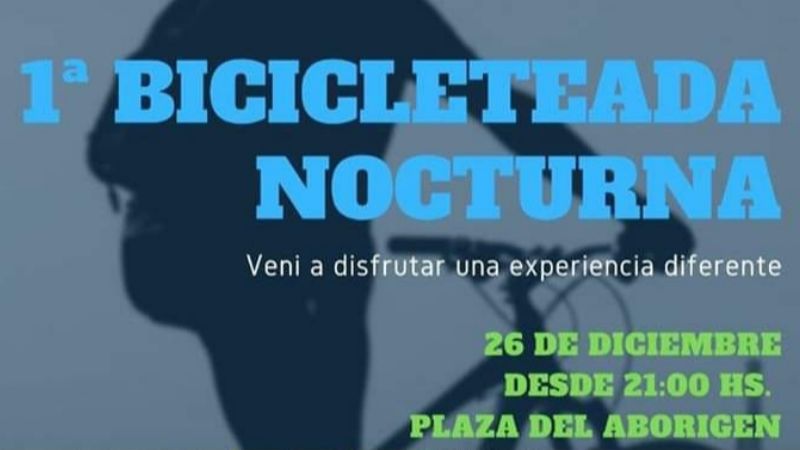 Valle Viejo tendrá hoy su 1ra. “Bicicleteada Nocturna”