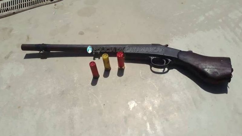 Secuestran un arma de fuego