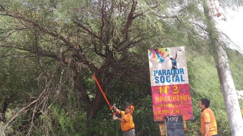 Inspeccionaron los paradores de la ruta 4