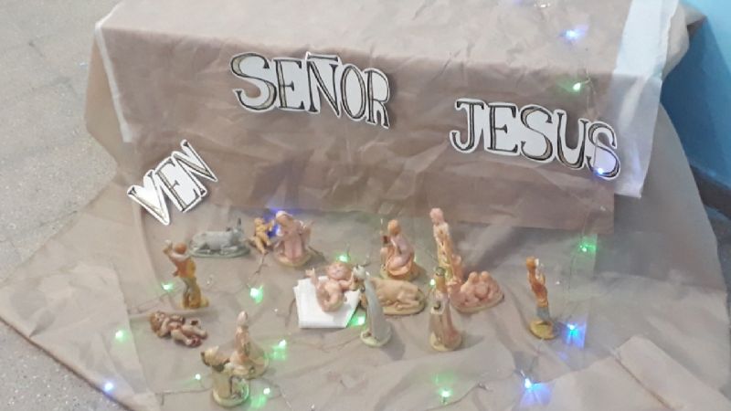 Misa de Nochebuena en el barrio Luis Franco