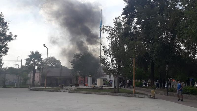 Tensión y protesta en Bañado de Ovanta por el crimen de Agustin Rasgido