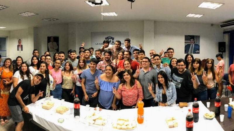 Reunión de jóvenes en el Partido Justicialista