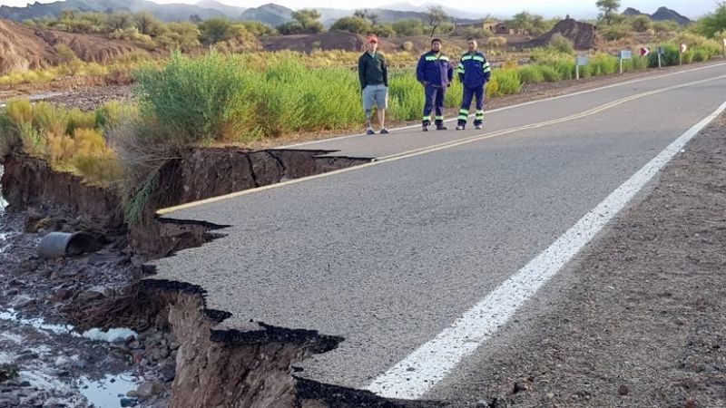 Ruta 60: Cortado el tránsito hacia el paso de San Francisco