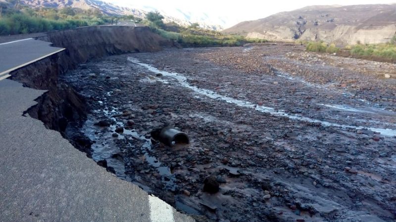 Ruta 60: Cortado el tránsito hacia el paso de San Francisco