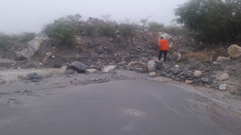 Está cortado el tránsito en el departamento Pomán