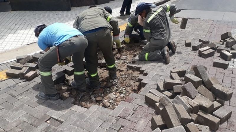Lluvia: daños menores en la ciudad