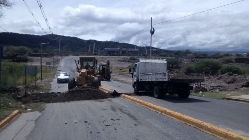 Lluvia: daños menores en la ciudad