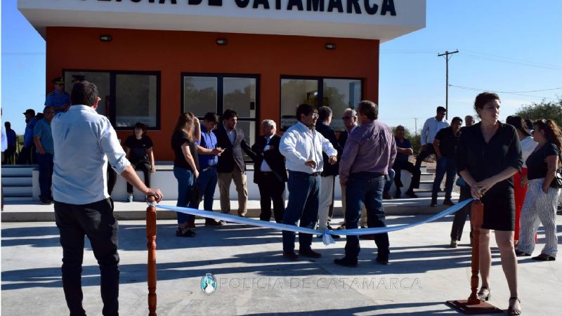 Inauguraron una plataforma de seguridad en La Paz