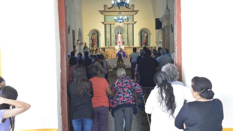 Sánchez acompañó a la comunidad de Fuerte Quemado