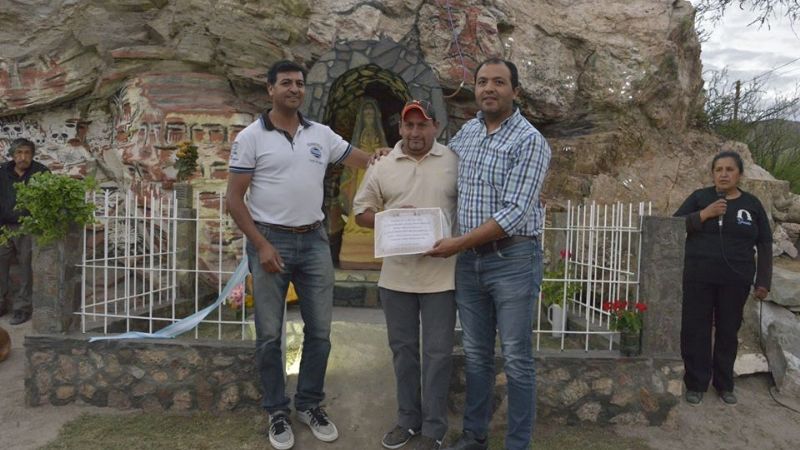 Sánchez acompañó a la comunidad de Fuerte Quemado