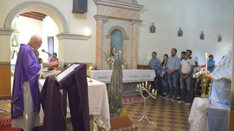 Sánchez acompañó a la comunidad de Fuerte Quemado