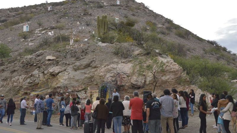 Sánchez acompañó a la comunidad de Fuerte Quemado