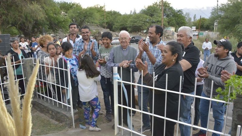 Sánchez acompañó a la comunidad de Fuerte Quemado