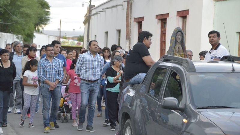 Sánchez acompañó a la comunidad de Fuerte Quemado