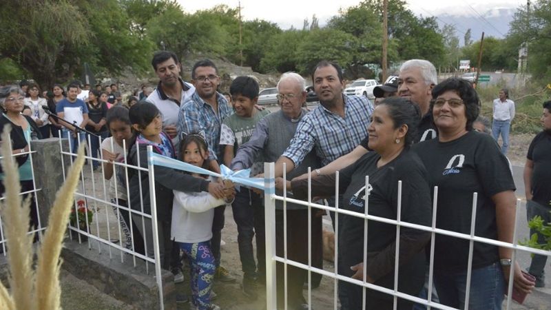 Sánchez acompañó a la comunidad de Fuerte Quemado