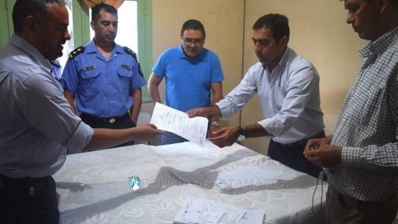 Donaron un terreno a la Policía