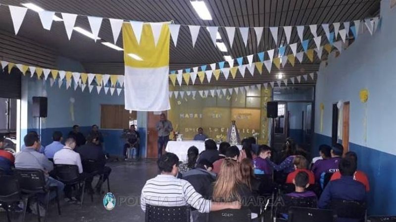 La Virgen del Valle visitó el Departamento Logística