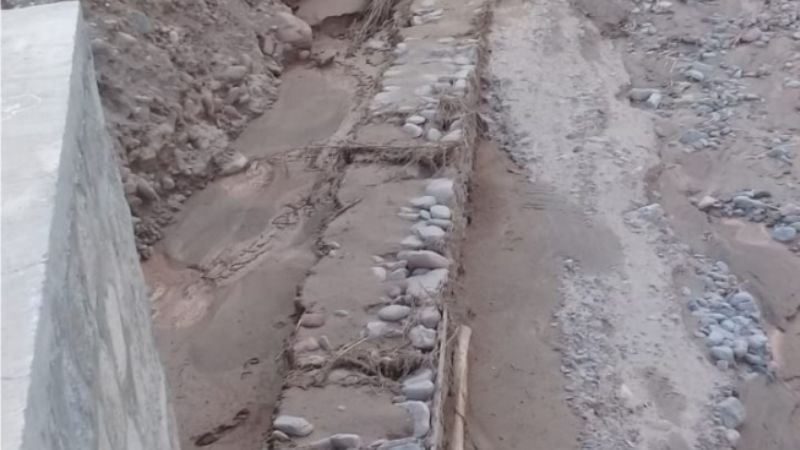 Crecidas ocasionaron tremendos daños en Palo Blanco