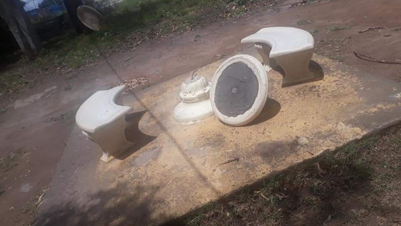 Repudiable: sigue el vandalismo en paseos públicos