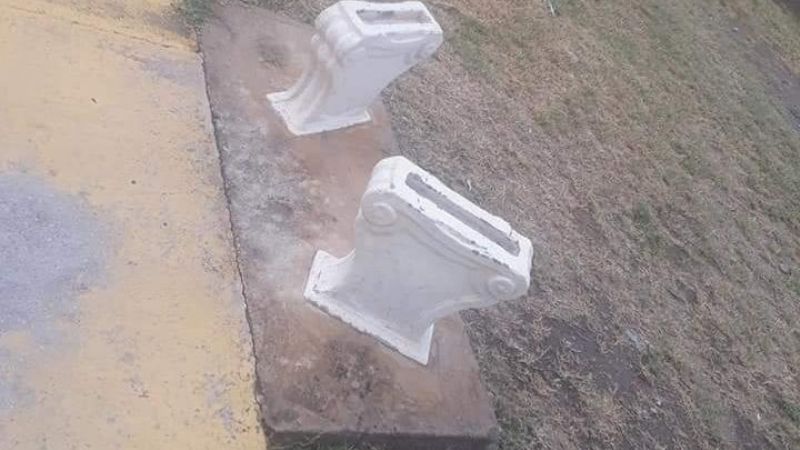 Repudiable: sigue el vandalismo en paseos públicos