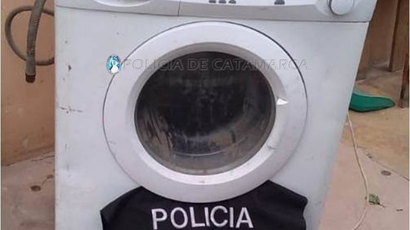 Recuperan un lavarropas robado en Valle Viejo