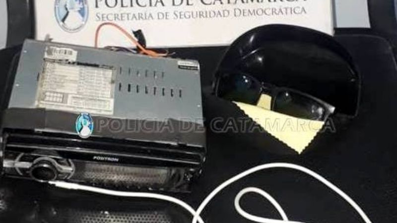 Demoran a un adolescente por el robo de varios elementos de un auto